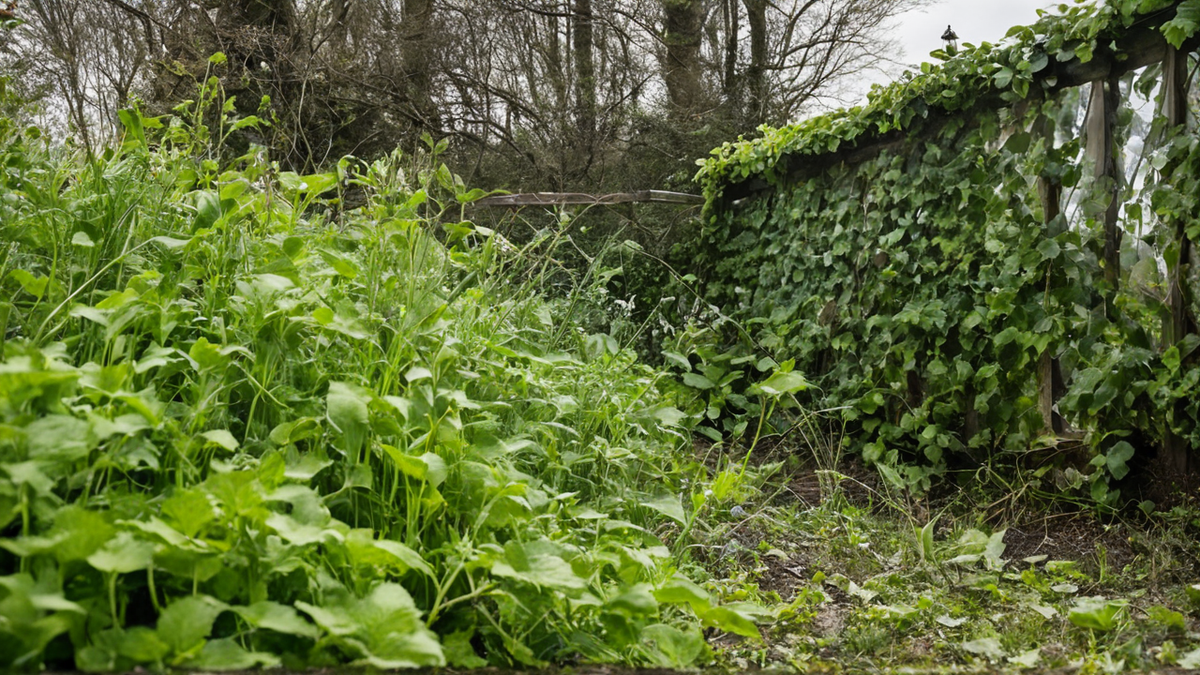 Espace vert avec passage tondu et zone plus libre favorisant une gestion plus écologique.