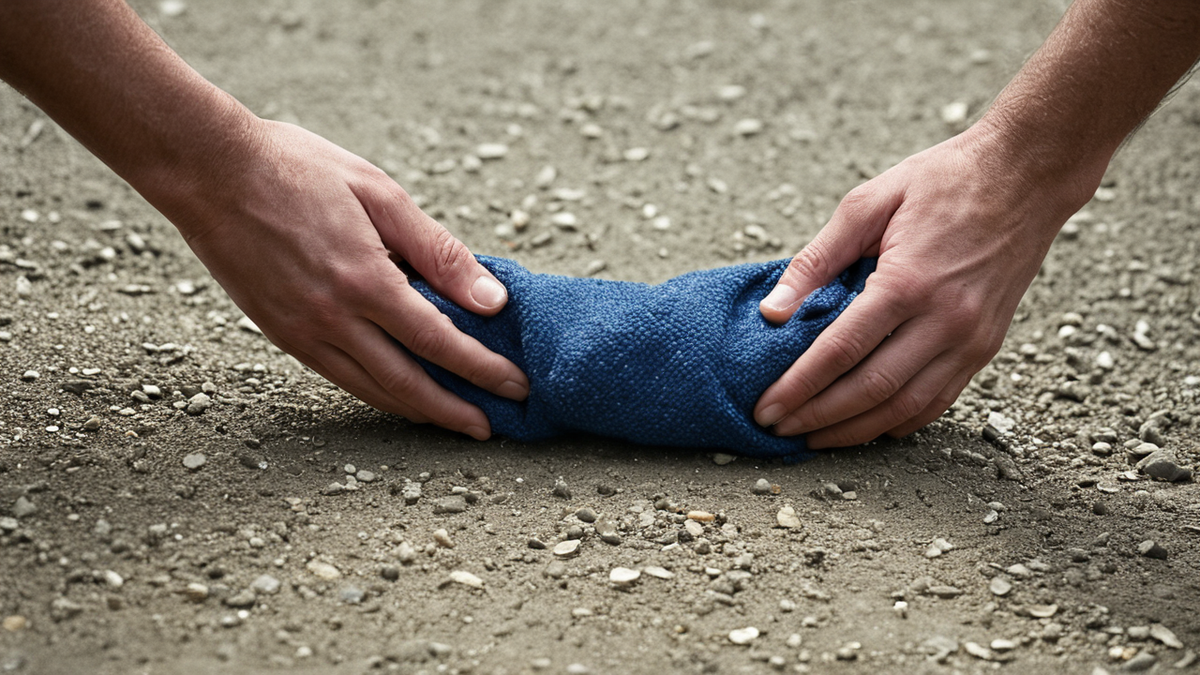 Un convoyeur et des bacs dans un centre de tri textile.