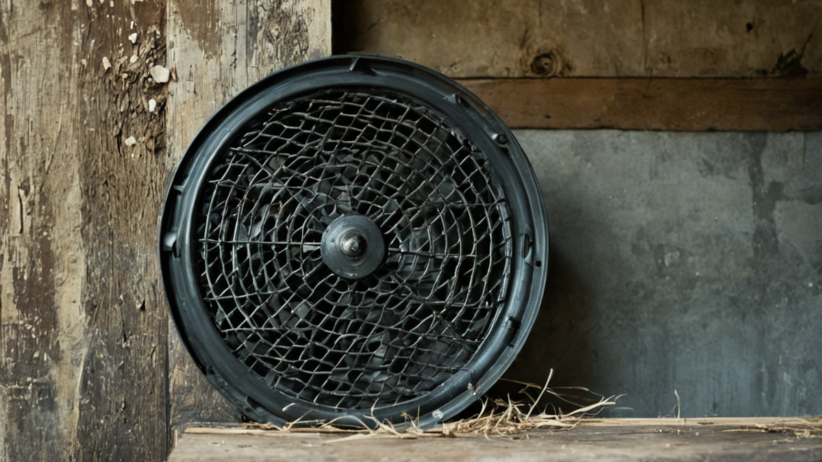 Pièce ancienne en rénovation avec travaux d'isolation et de ventilation.