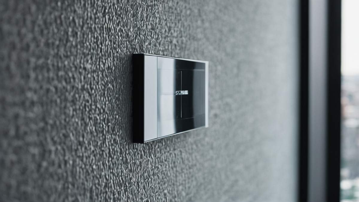 Système Wi-Fi mesh dans un couloir, pour améliorer la couverture du logement.