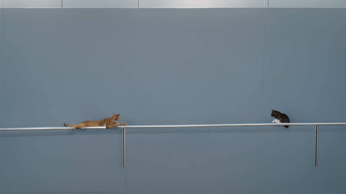 Écran montrant une interface de discussion médicale floue dans un cadre domestique.