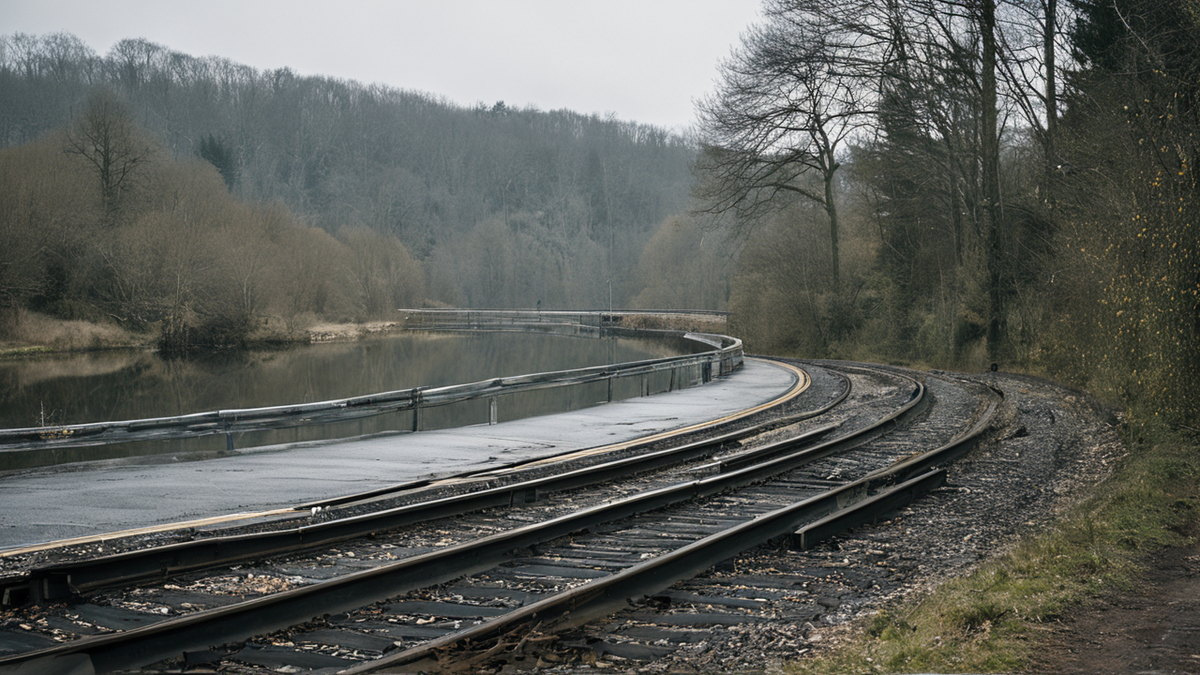 Un poste de recherche en laboratoire avec un écran flou de suivi et du matériel scientifique.