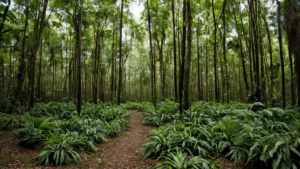 Amazonie palmier decrit avec autochtones featured