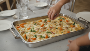 Angleterre cantine friture nuggets menu enfants featured