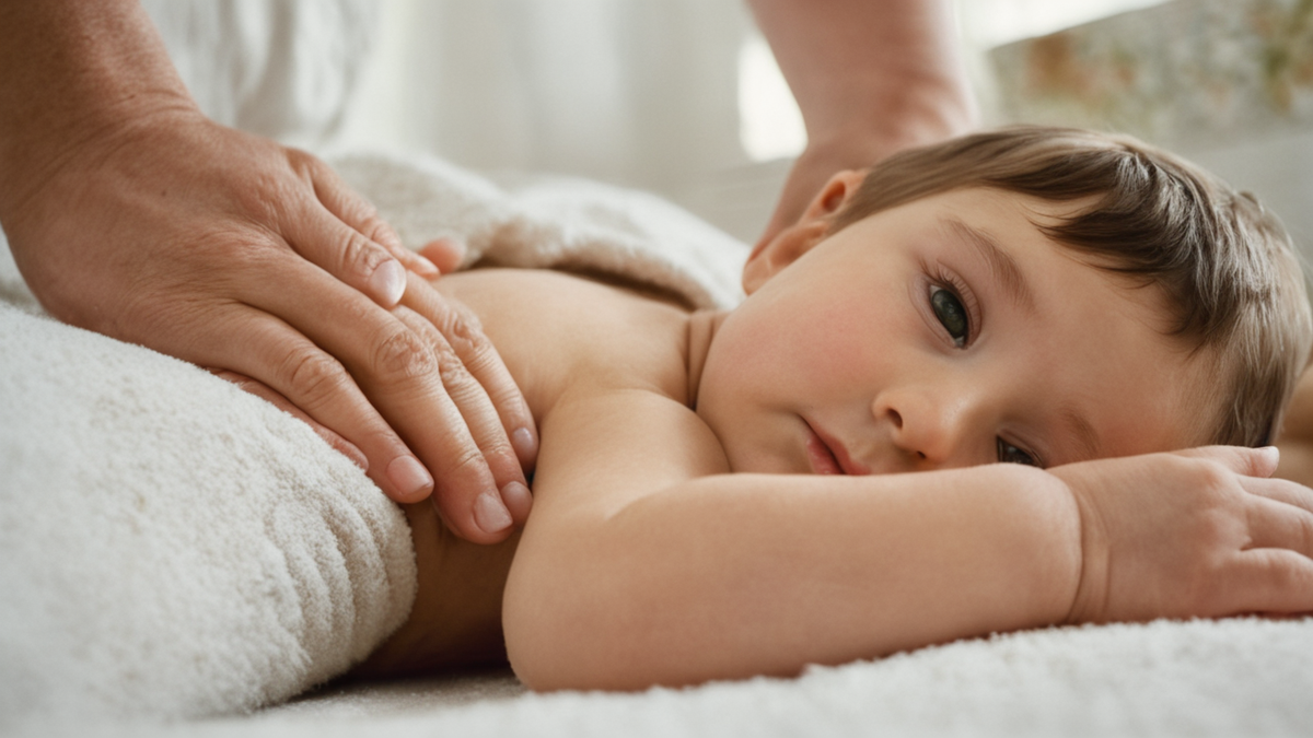 Salon avec objets de bébé