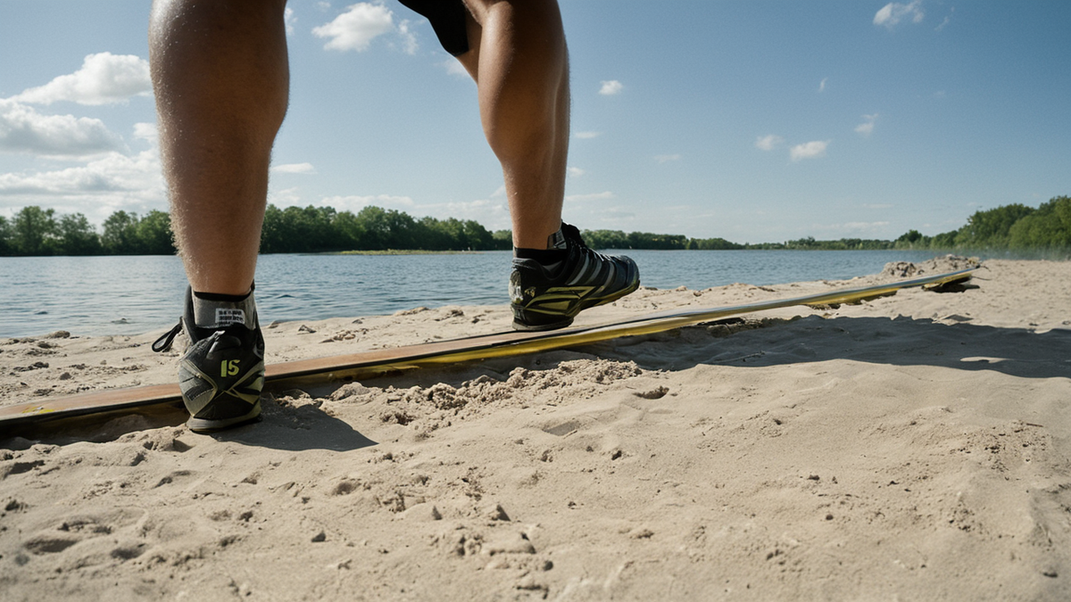Un vestiaire d’aviron calme avec du matériel rangé après une préparation intense.