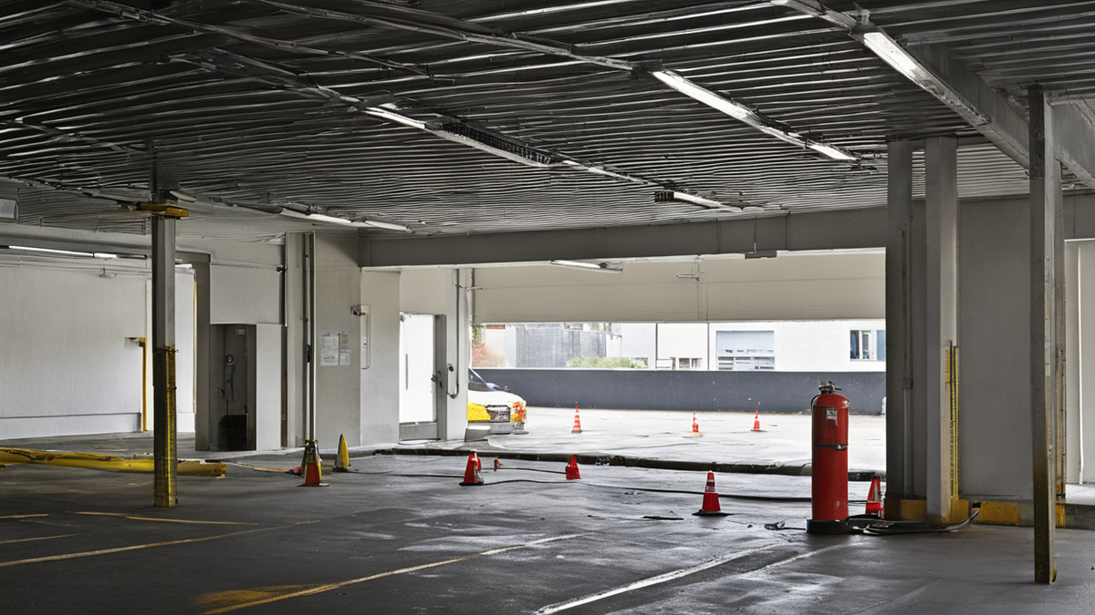Une infrastructure de recharge en parking rappelle que la question de la sécurité pèse fortement dans les espaces partagés.