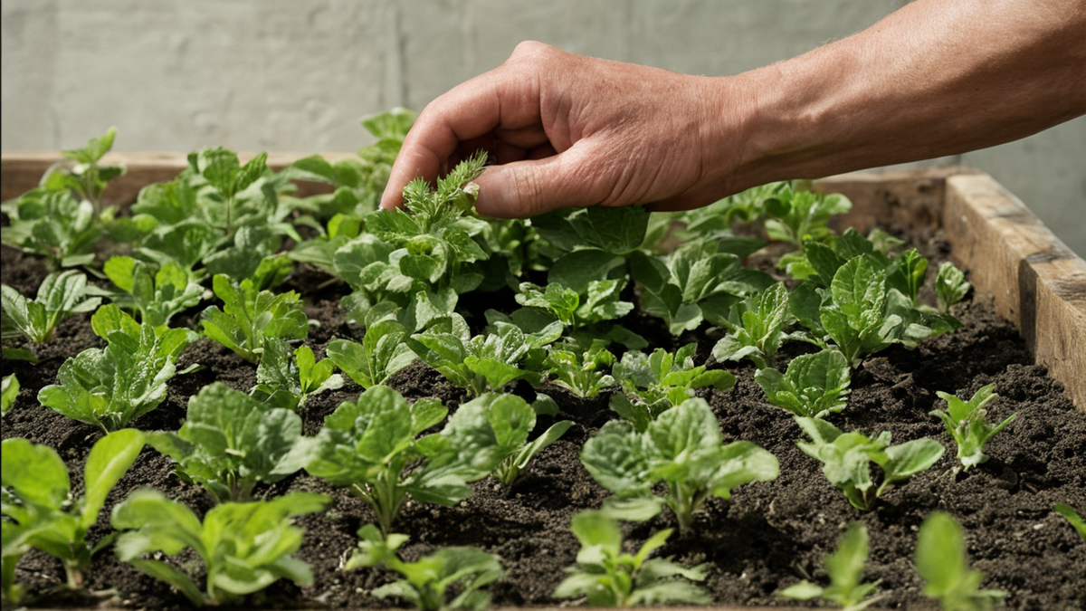 De jeunes plants de café en pépinière dans un cadre de recherche agronomique.