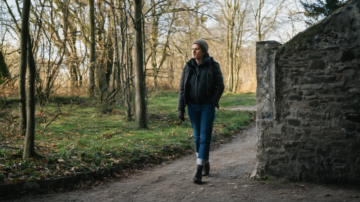 L'entrée sobre d'un centre de santé de quartier rappelle la question très concrète de l'accès aux soins.