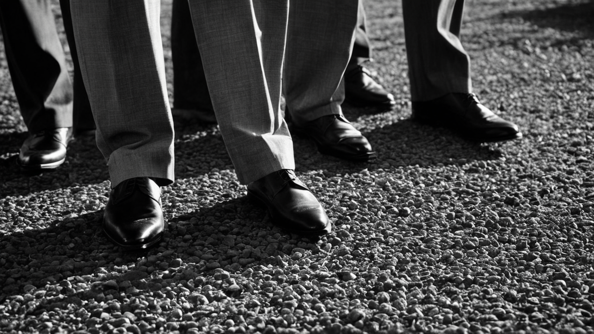 Des portants et accessoires dans les coulisses d’un événement mode.