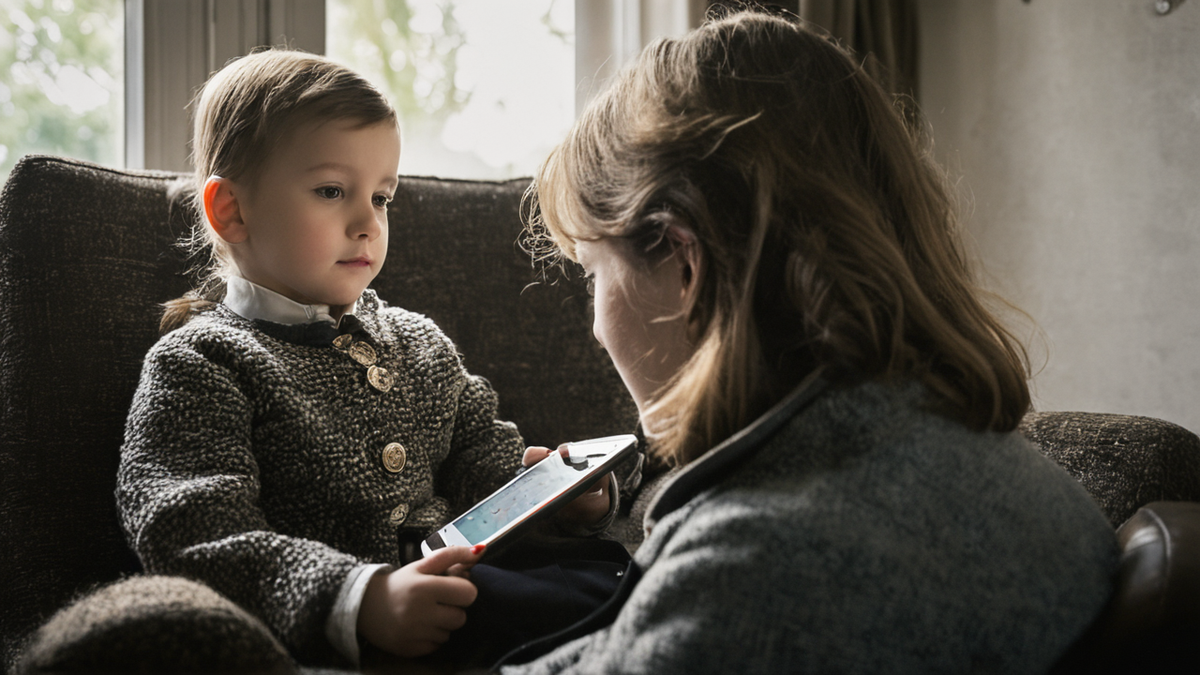 Un coin de jeu avec une tablette et des jouets.