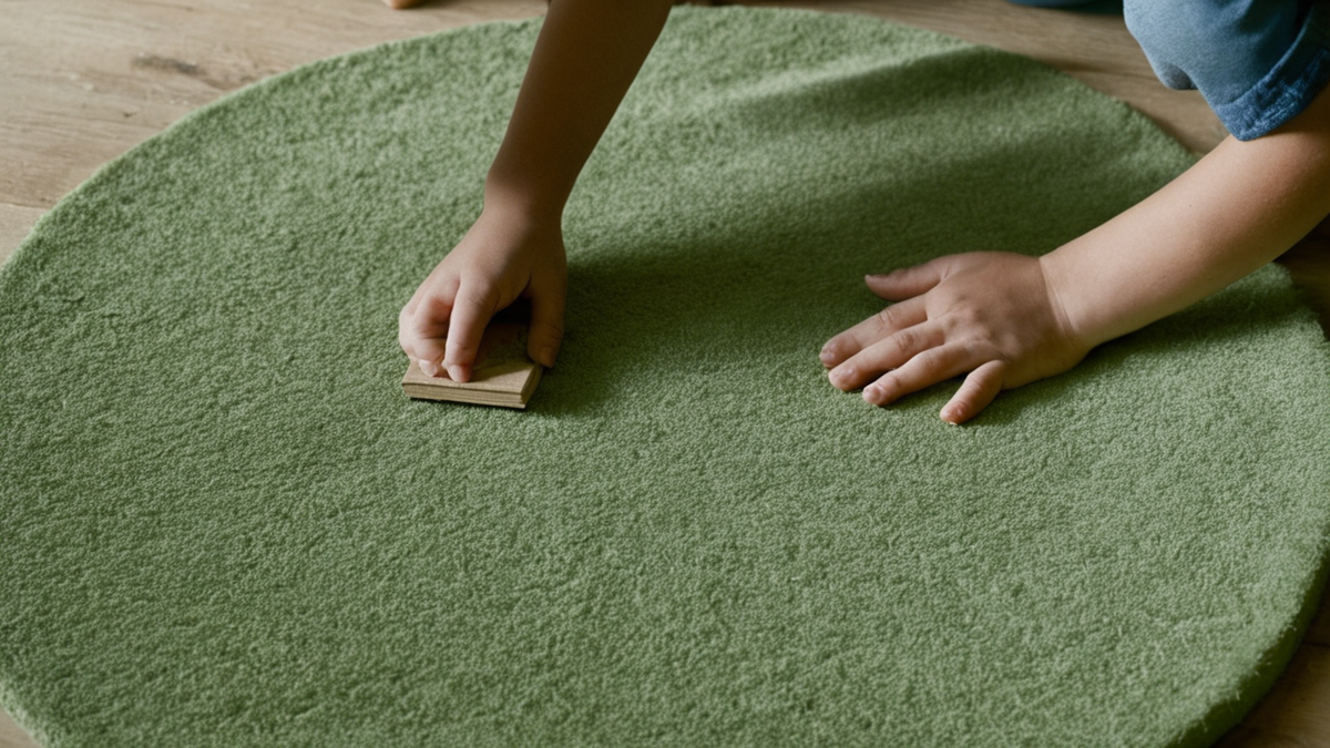 Un parent et un enfant autour d’un livre ou d’un jeu simple.