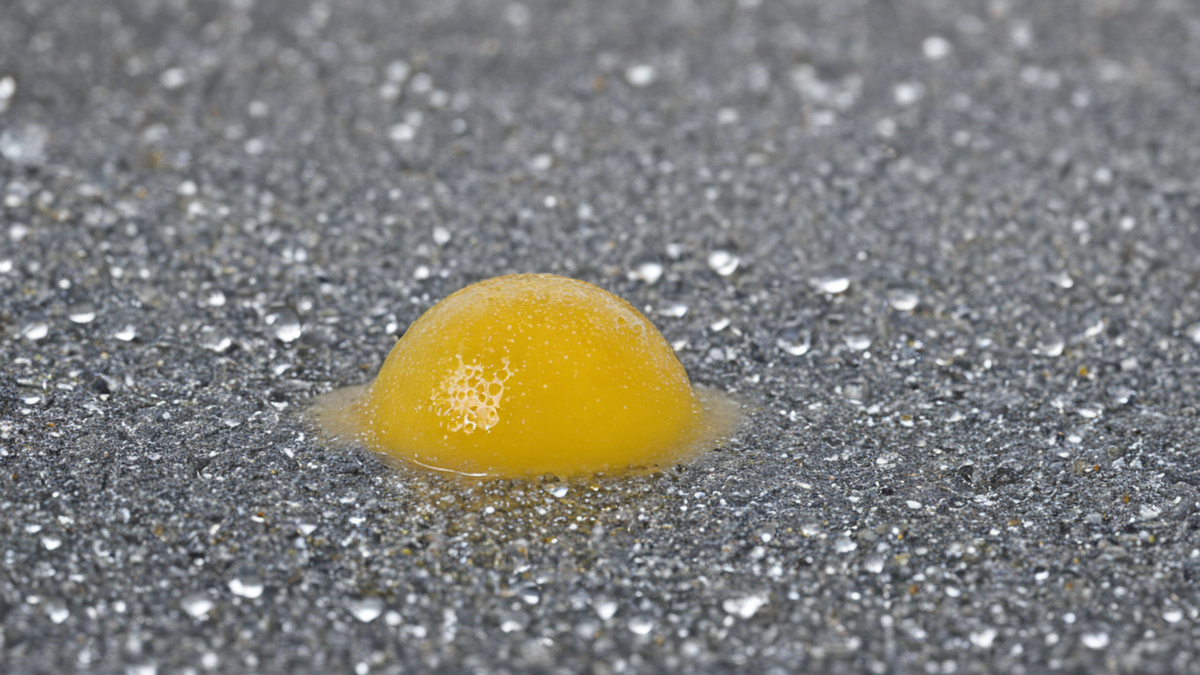 Un rayon de boissons sucrées et de jus dans un supermarché, sans marques visibles.