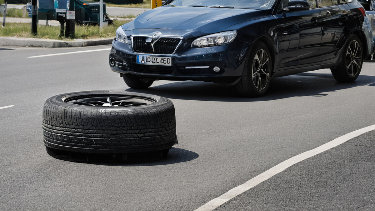 Une pompe à carburant et un afficheur de prix flou dans une station-service.