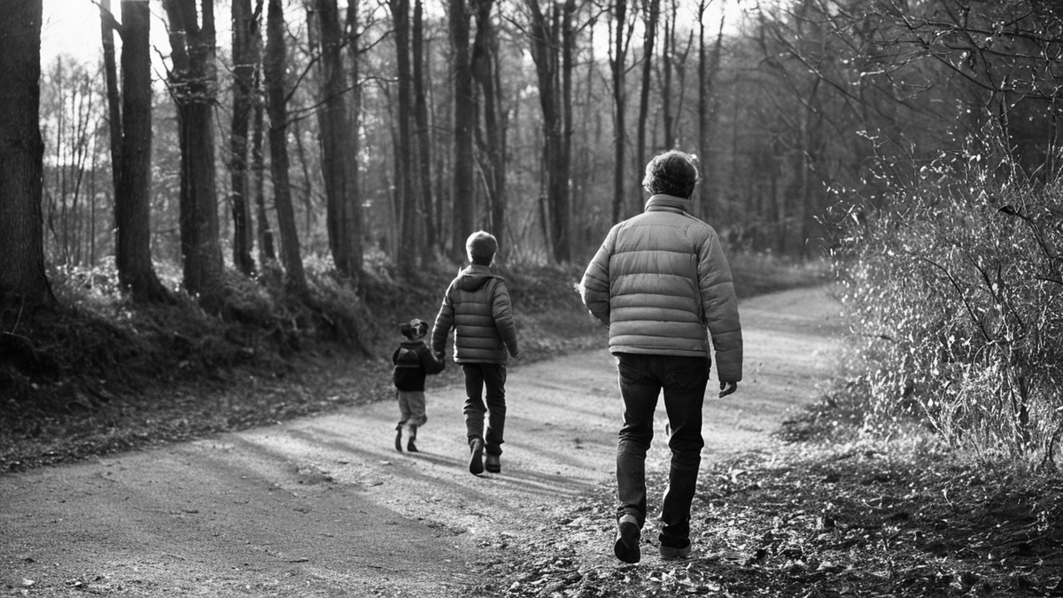 Des parents et des adolescents de dos dans un contexte scolaire suggèrent la recherche d’une règle plus collective.