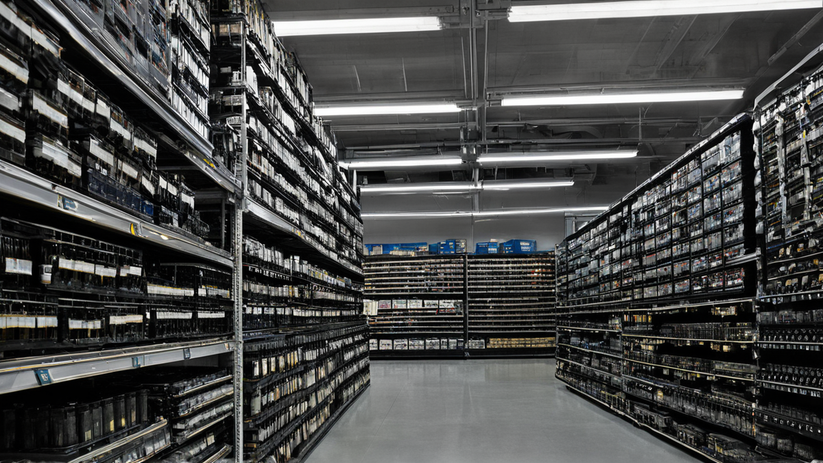 Des racks de serveurs très denses montrent l’infrastructure physique derrière les promesses de l’IA.