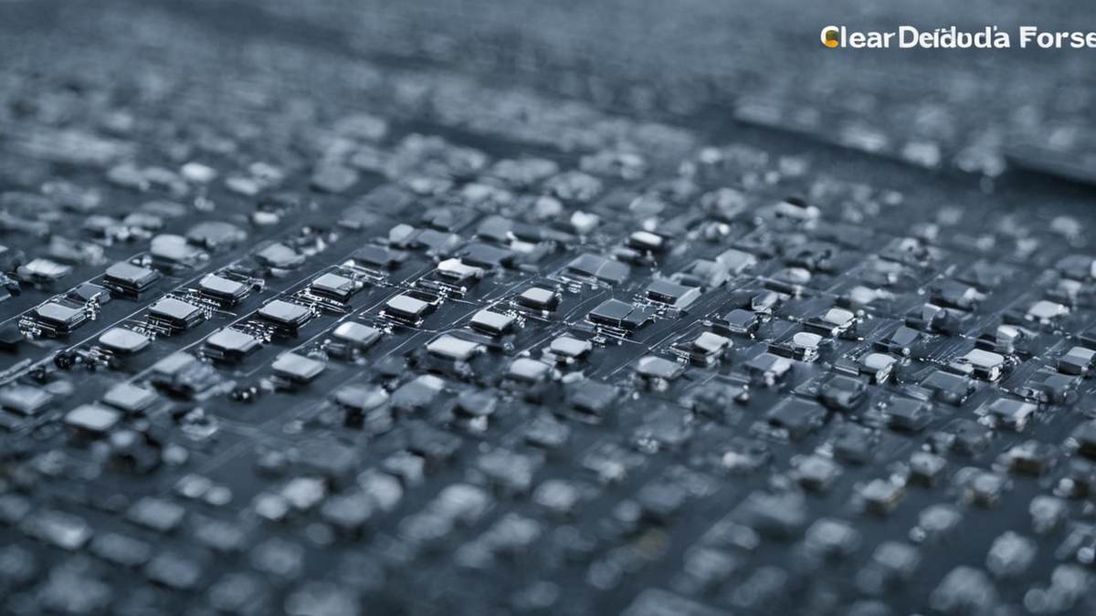 Un ordinateur affichant un forum flou dans un contexte d’analyse.