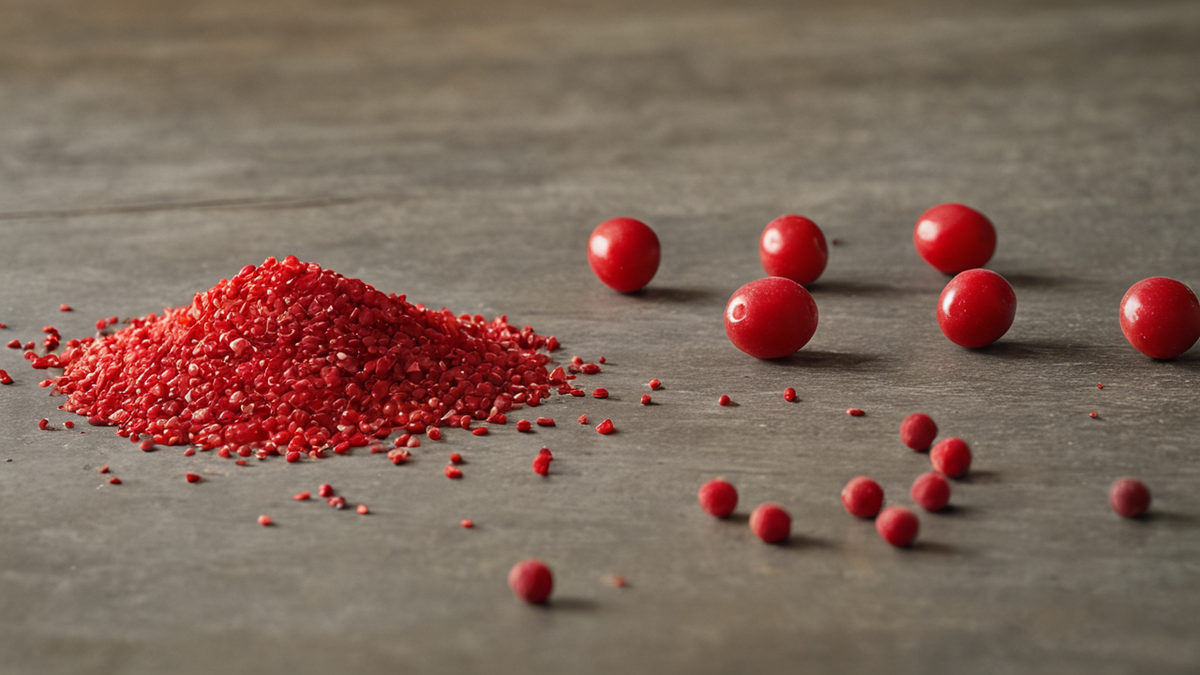 Panier de courses avec plusieurs produits marqués par des couleurs différentes.