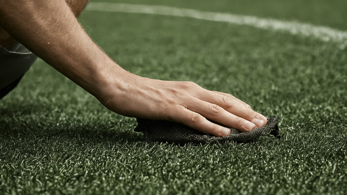 Un coin de ring avec gants, serviette et tabouret évoque une séance interrompue.