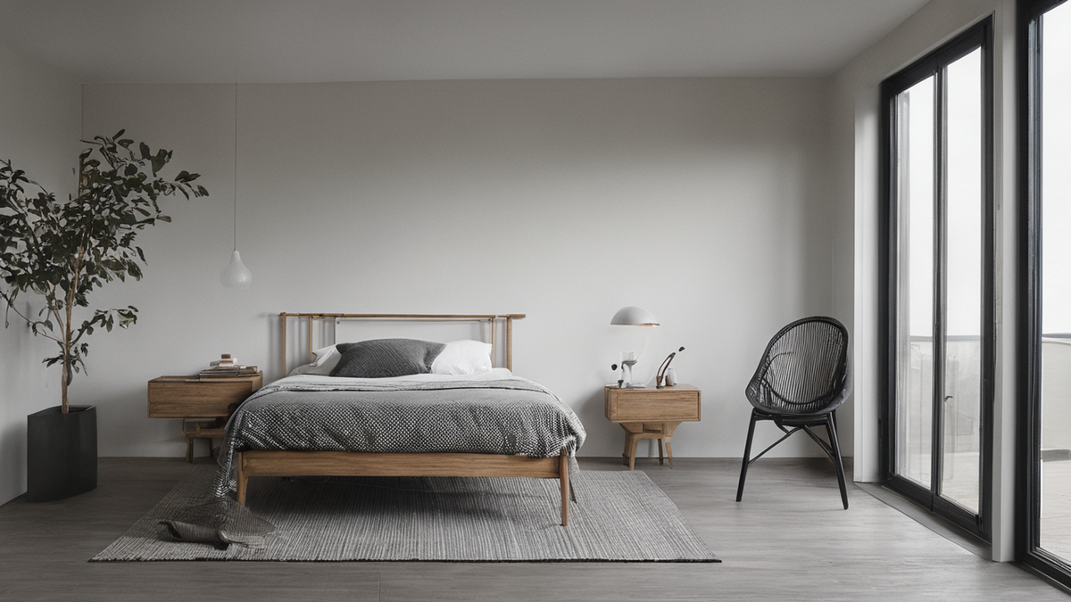 Un intérieur domestique simple rappelle le rêve ordinaire contenu dans la maison Levittown.