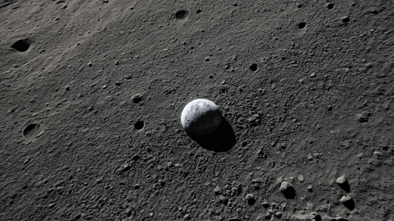 Lune cratere frais surface change featured