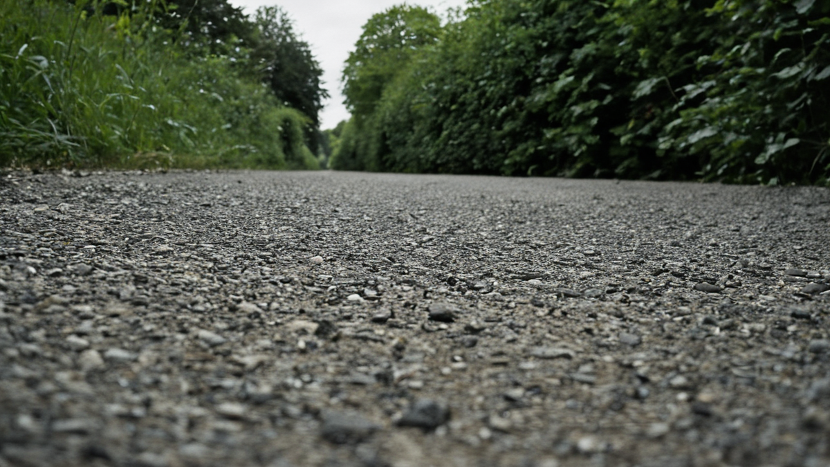 Une scène quotidienne est filmée depuis une perspective basse évoquant le regard d’un enfant.