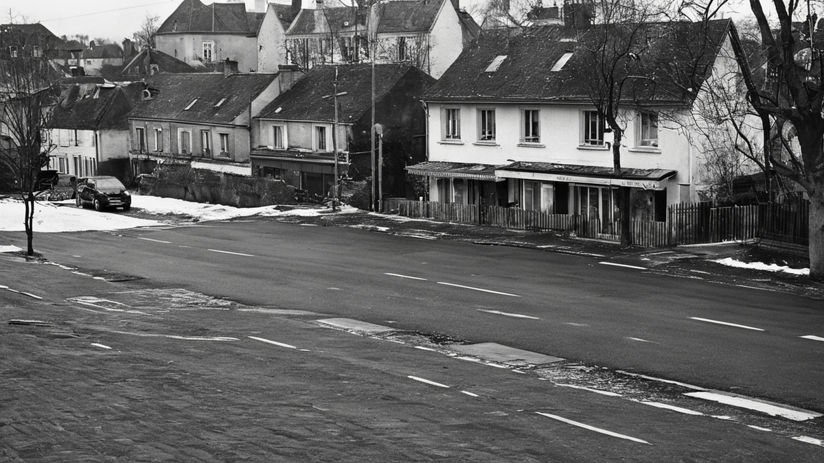 Une maison neuve déjà habitée montre une toiture solaire intégrée dans une rue calme.