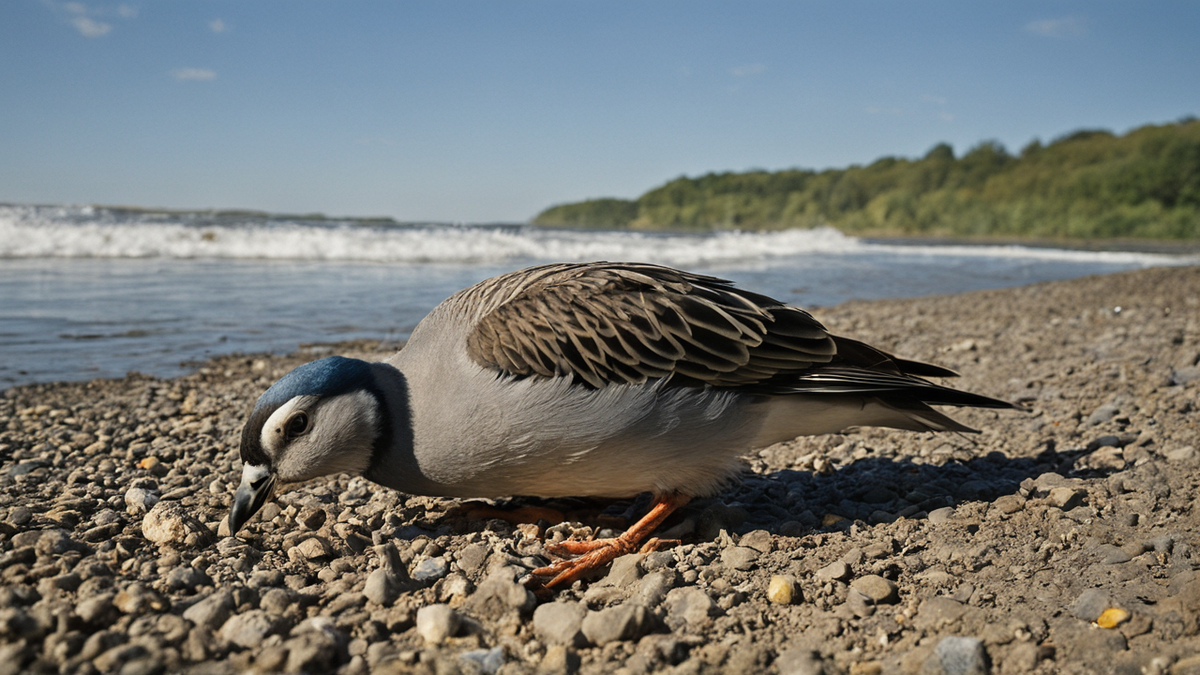 Un petit dispositif d'enregistrement et un perroquet sur son perchoir évoquent une observation du langage animal.