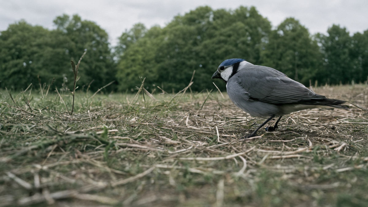 Deux perroquets de compagnie occupent le même espace calme sur des perchoirs distincts.