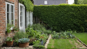 Potager devant maison soleil espace featured