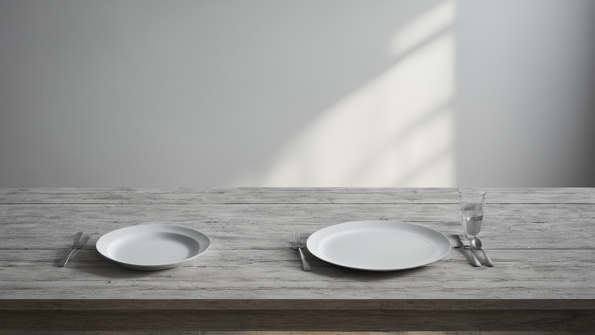 Table avec petites portions