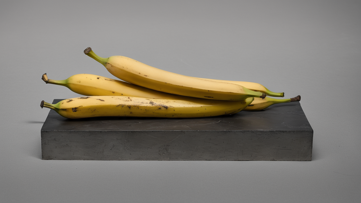 Des objets courbes disposés sur une table de test robotique.