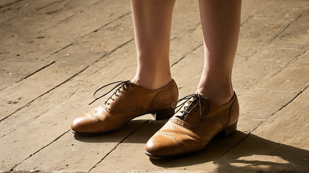 Des sacs et chaussures de danse reposent en coulisses après une audition.