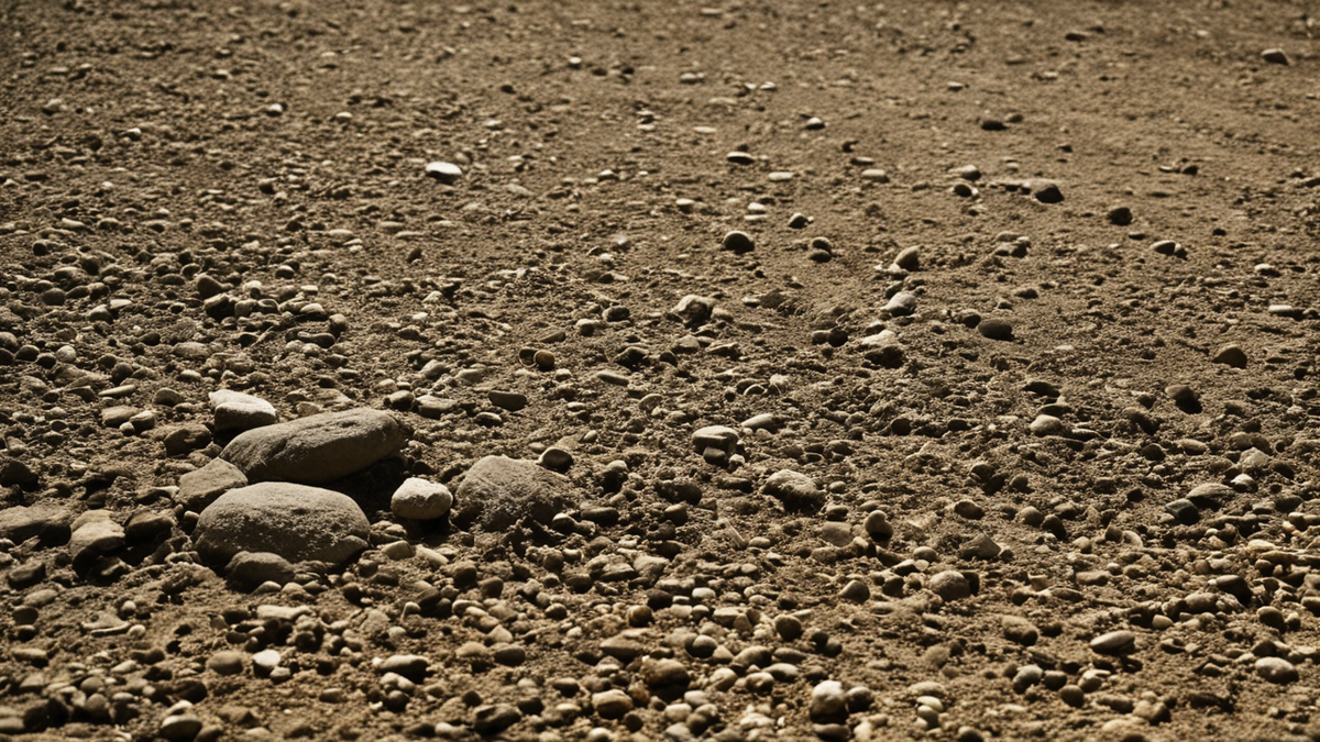 Terre battue prête avant l'ouverture des tribunes sur un grand court parisien.