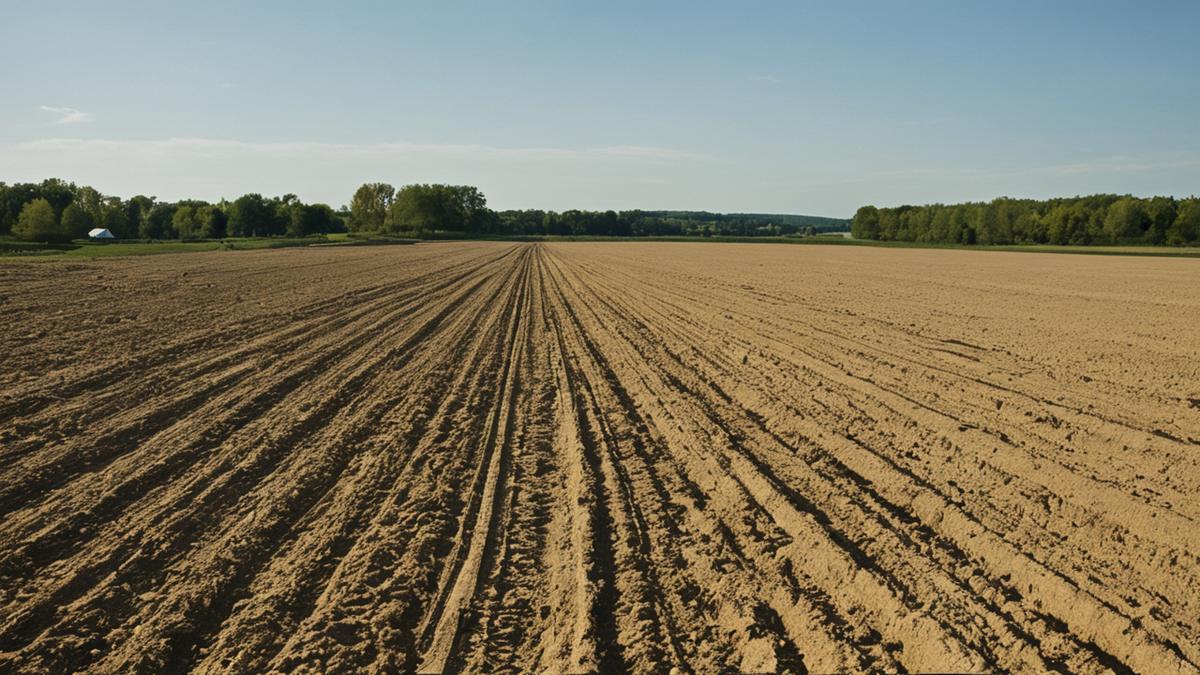 Dispositif d’entraînement de rugby avec plots et ballon sur le terrain.