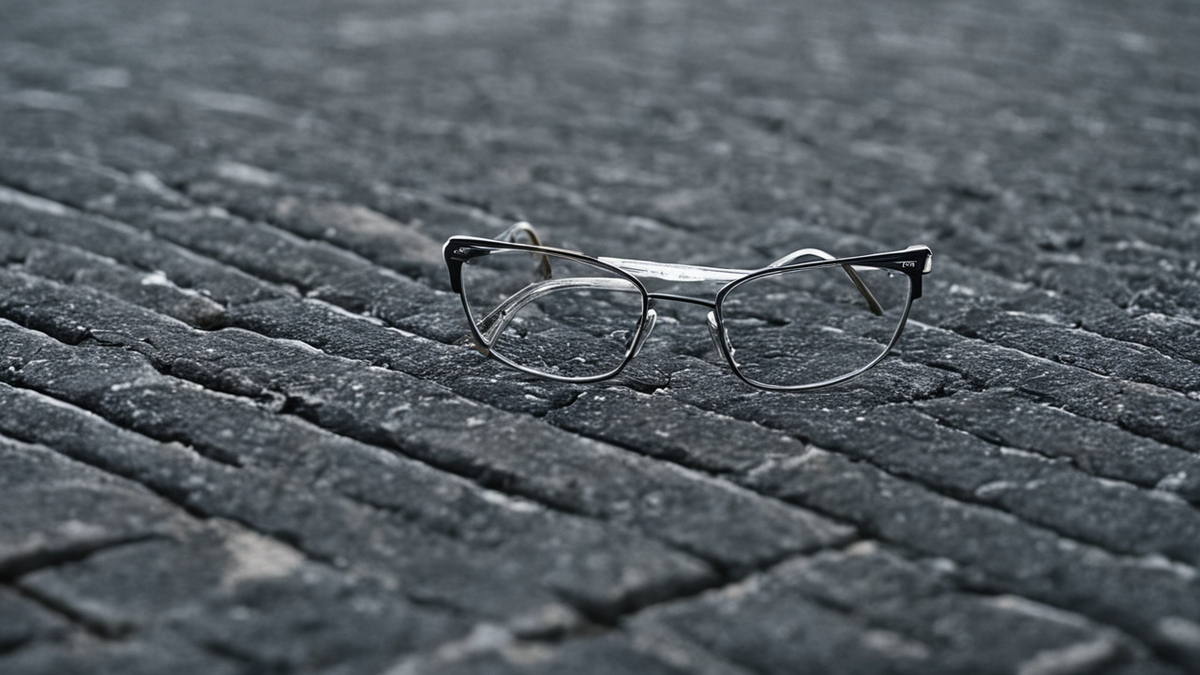 Des lunettes AR sur un banc de test dans un environnement technique.