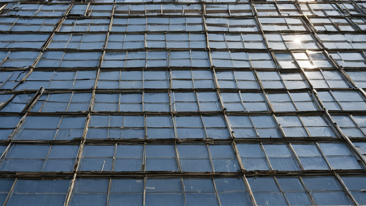 Des panneaux solaires inclinés sur une toiture en plein soleil.