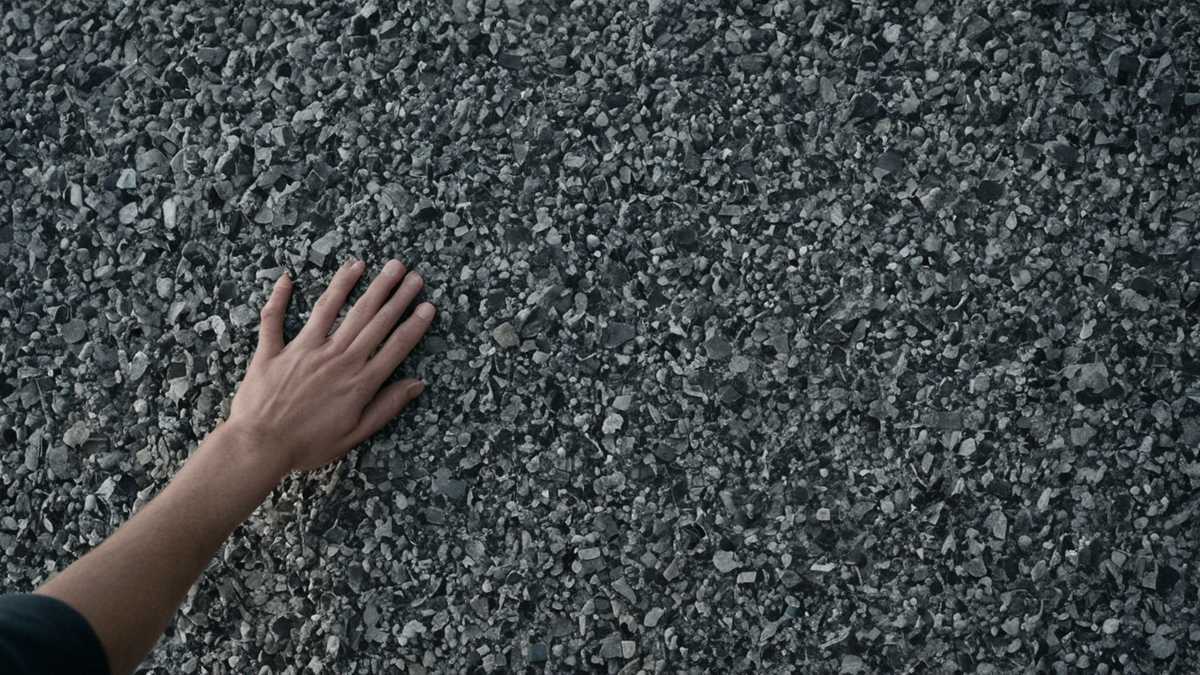 Spectateurs quittant une salle de cinéma de nuit dans une lumière froide.