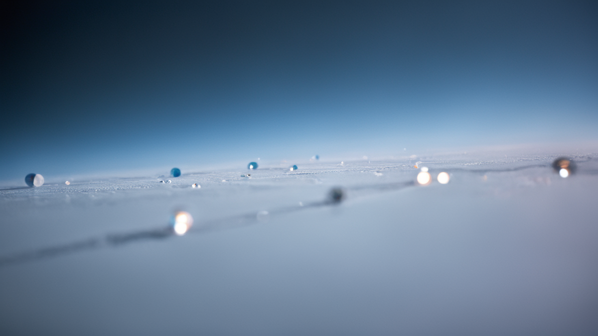 Du matériel de laboratoire et une visualisation chromosomique floue sur écran