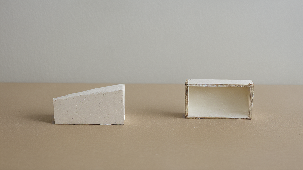 Prototypes d’élèves exposés après un atelier STEAM dans une école.