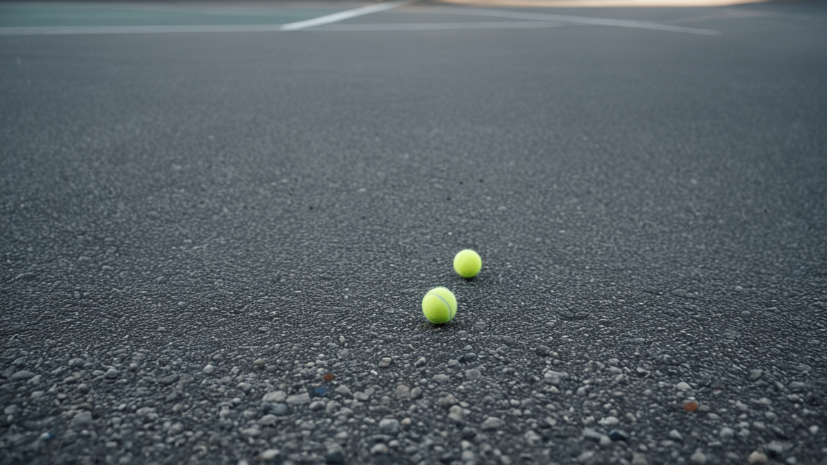 Un kit de contrôle antidopage est posé sur une table dans un couloir de centre d'entraînement.