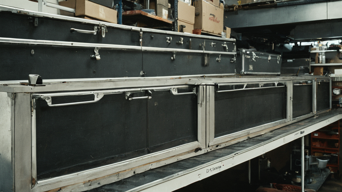 Des bagages et une borne d’enregistrement rendent visible la dimension très pratique du problème.