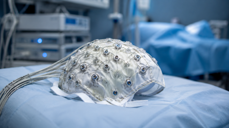 Le bonnet EEG rend visible l’état étrange