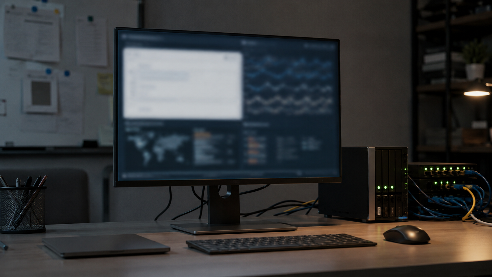 Un poste de cybersécurité montre la vérification devenue invisible