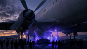 Cercle Festival au Bourget : 44 artistes dansent entre Concorde, A380 et fusée Ariane