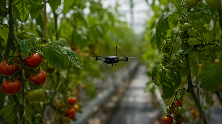 Un micro-drone apprend son retour dans la serre