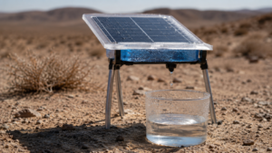 Eau potable : ce gel solaire tire deux litres de l’air sec