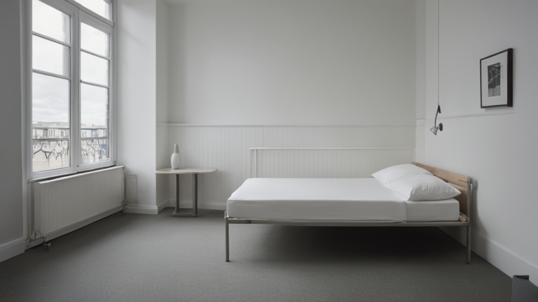 Une clé posée sur un lit simple annonce la rentrée