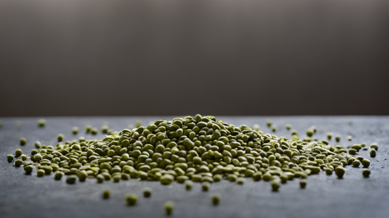 Des graines de moringa bordent un verre filtré.