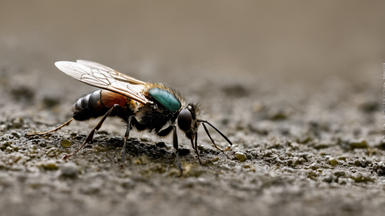 Une mouche épinglée ressort d’un tiroir de musée